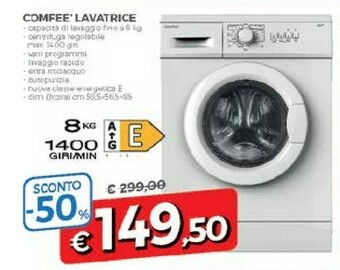 DPiù Comfeè Lavatrice offerta