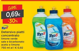 DPiù Tap5 Detersivo Piatti Concentrato offerta