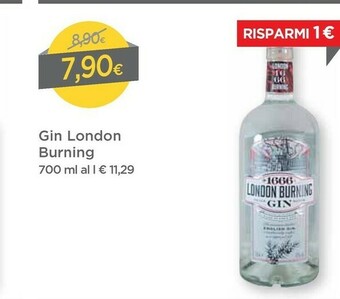 DPiù Gin London Burning offerta