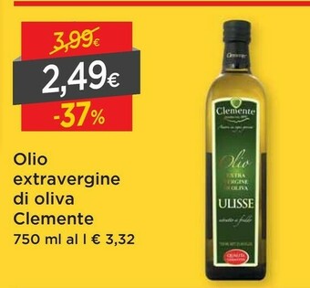 DPiù Clemente Olio Extravergine Di Oliva Re Manfredi 750 G(ml) offerta