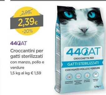 DPiù Croccantini Per Gatti Sterilizzati offerta