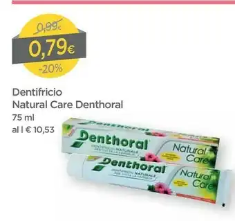 Dentifricio Natural Care Denthoral