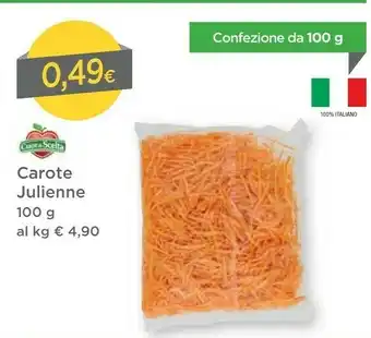 DPiù Cuor di scelta Carote Julienne offerta