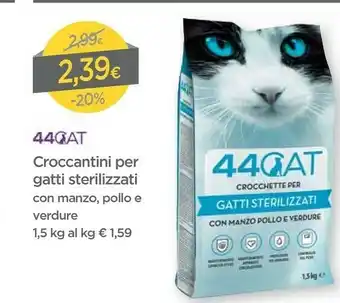 DPiù Croccantini Per Gatti Sterilizzati offerta