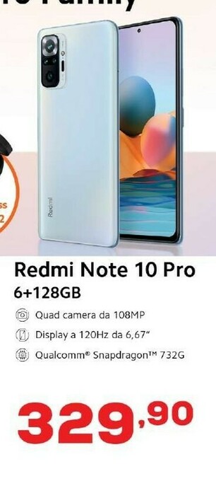 Euronics Redmi Note 10 Pro offerta