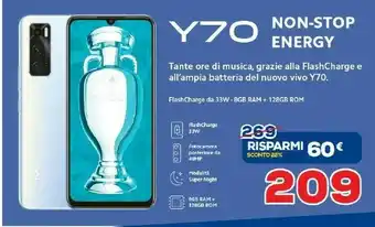 Euronics Vivo Y70 Non Stop Energy offerta