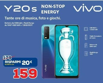Euronics Vivo Y20S offerta