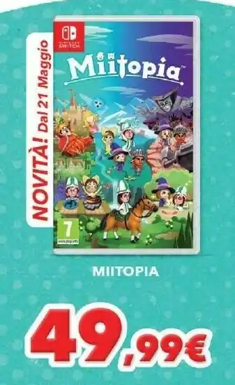 Euronics Nintendo Switch Miitopia offerta