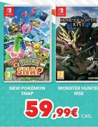 Euronics Nintendo New Pokemon Snap Basic Cinese Semplificato, Cinese Tradizionale, Tedesca, Inglese, ESP, Francese, ITA, Giapponese, C offerta