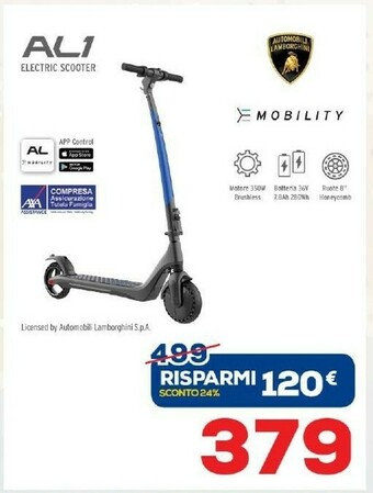 Euronics Lamborghini Monopattino offerta