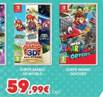 Euronics Nintendo Super Mario Odyssey offerta