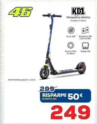 Euronics KD1 Monopattino offerta