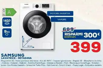 Euronics Samsung Lavatrice 90TA046A offerta