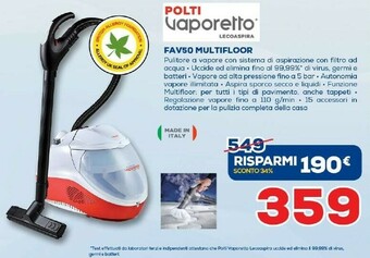 Euronics Polti FAV50 Multifloor offerta