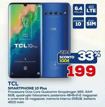 Euronics TCL Smartphone android offerta