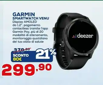 Euronics Garmin Smartwatch offerta