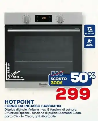 Euronics Hotpoint Forno Ariston offerta