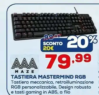 Euronics Maze Tastiera offerta