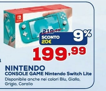 Euronics Nintendo Switch offerta