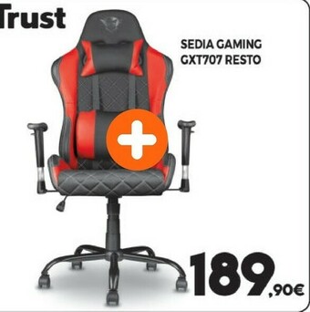 Expert Trust GXT-707 Sedia Da Gaming Per PC Seduta In Rete offerta