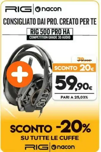 Expert Nacon Rig 500 Pro HA offerta