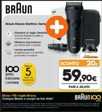 Expert Braun Braun Rasoio Elettrico Serie offerta
