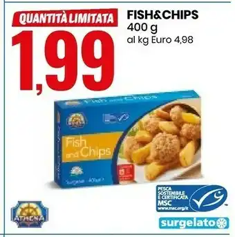 Eurospin Athena Fish&Chips offerta