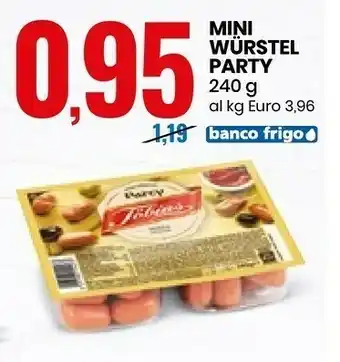 Eurospin Tobias Mini Wurstel Party offerta