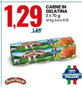 Eurospin Buon pascolo Carne In Gelatina 210 G(ml) offerta
