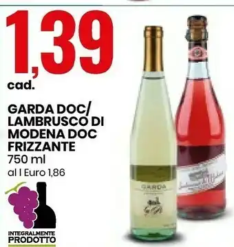 Eurospin Lambrusco Di Modena DOC Frizzante offerta