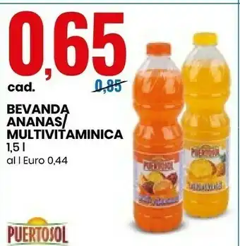Eurospin Puertosol Ananas 1500 G(ml) offerta