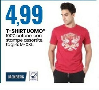 Eurospin Jackberg T-Shirt Uomo offerta