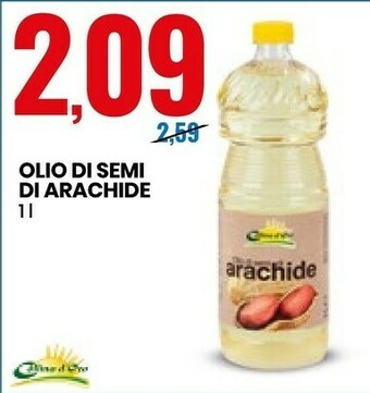 Eurospin Collina d'oro Olio Di Semi Di Arachide 1000 G(ml) offerta