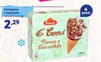 In'S Mercato Coni panna a cioccolato 420 g offerta