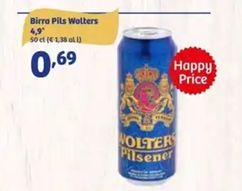 In'S Mercato Birra Pils Wolters 4,9° 50 cl offerta