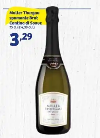 Müller Thurgau spumante Brut Cantina di Soave 75 cl