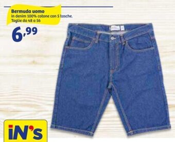 In'S Mercato Bermuda uomo offerta