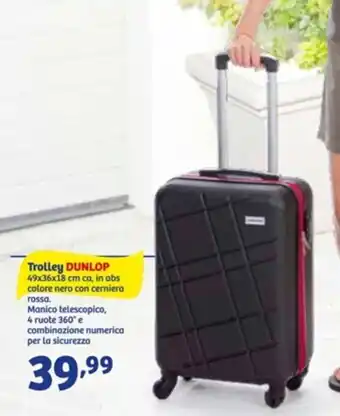 In'S Mercato Dunlop Trolley 49x36x18 cm offerta