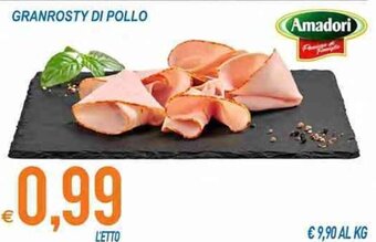 MD Discount Amadori Granrosty di pollo offerta