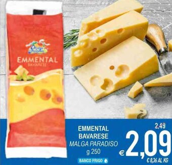 MD Discount Malga Paradiso Emmental Bavarese 250 g offerta