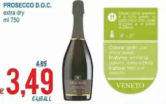 MD Discount Prosecco D.O.C. 750 ml offerta