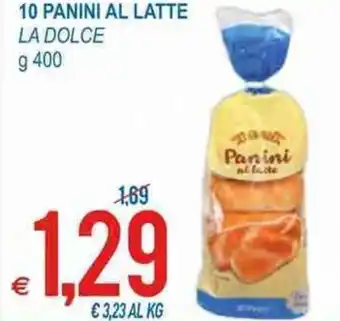 MD Discount La Dolce 10 Panini al latte 400 g offerta