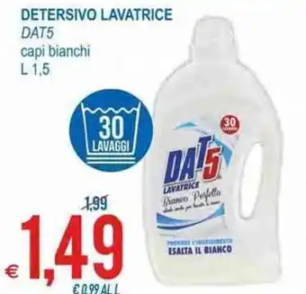 MD Discount Dat5 Detersivo lavatrice 1,5 L offerta