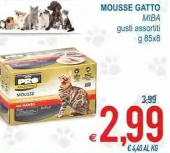 MD Discount Miba Mousse Gatto 85 g x 8 offerta