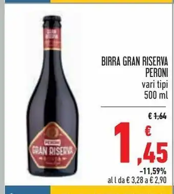 Conad Superstore Birra gran riserva peroni offerta