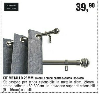 BricolaRge Bastoni per tende offerta