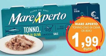 Mazzeo Giocattoli Mare Aperto Tonno Olio di Oliva gr. 80x3 offerta