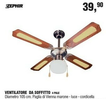 BricolaRge Zephir Ventilatore offerta
