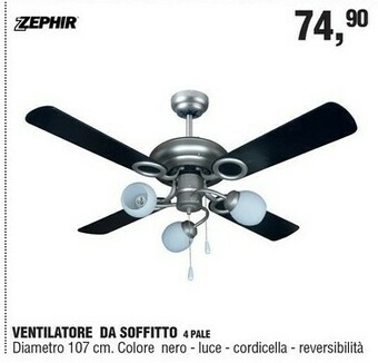 BricolaRge Zephir Ventilatore offerta