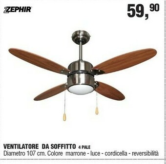 BricolaRge Zephir Ventilatore offerta